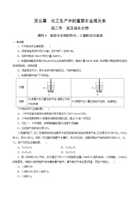 人教版 (2019)必修 第二册第二节 氮及其化合物精练