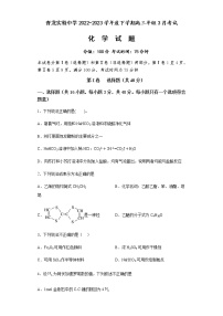 河北省秦皇岛市青龙满族自治县实验中学2022-2023学年高三下学期3月月考化学试题（含答案）