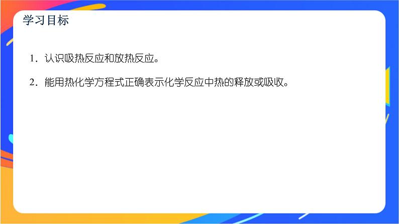 6.2.1 放热反应和吸热反应　热化学方程式 课件第2页