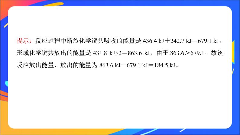 6.2.2 化学反应中能量变化原因　燃料的选择和氢能的利用 课件06