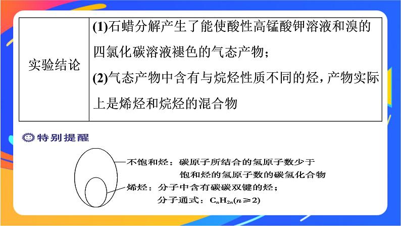 高中化学第三章简单的有机化合物第二节从化石燃料中获取有机化合物第2课时石油裂解与乙烯课件鲁科版必修第二册第5页