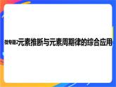 高中化学苏教版选择性必修2 专题2 第二单元 微专题2　元素推断与元素周期律的综合应用课件PPT