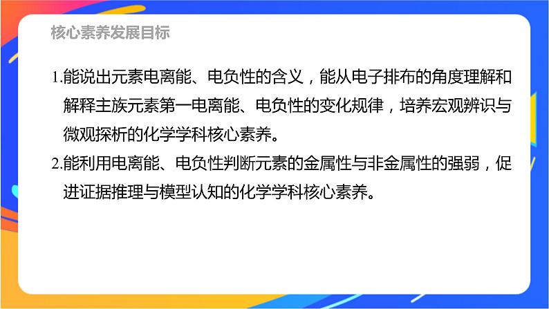 高中化学苏教版选择性必修2 专题2 第二单元 第2课时　元素第一电离能和电负性的周期性变化课件PPT02