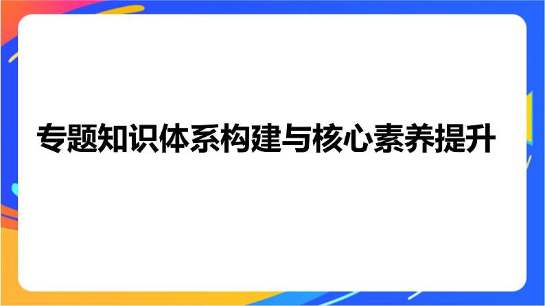 高中化学苏教版选择性必修2 专题4  专题知识体系构建与核心素养提升课件PPT01