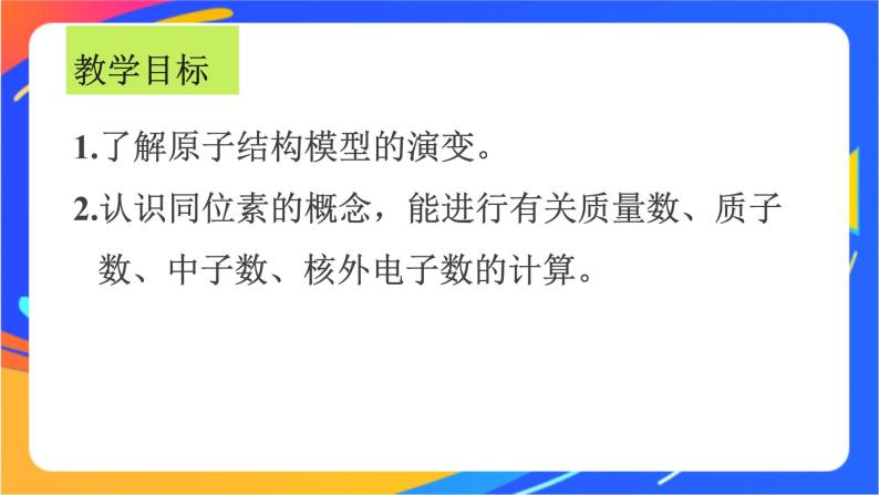 高中化学苏教版必修一 2.3.1 人类认识原子结构的历程 原子核的构成  课件02