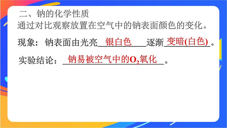 高中化学苏教版必修一  3.2.1 钠的性质与制备  课件07