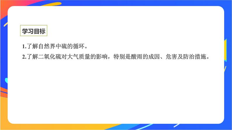 高中化学苏教版必修一  4.3  防治二氧化硫对环境的污染  课件02