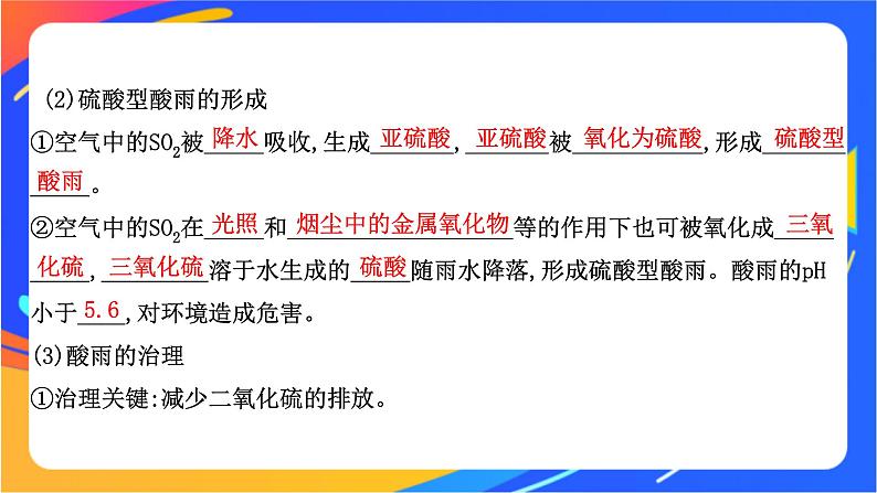 高中化学苏教版必修一  4.3  防治二氧化硫对环境的污染  课件04