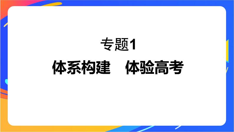 专题1 化学反应与能量变化  体系构建　体验高考课件PPT01