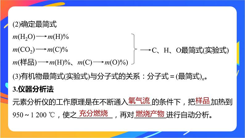 专题1 第二单元 科学家怎样研究有机物  第2课时　有机化合物组成、结构的研究课件PPT07