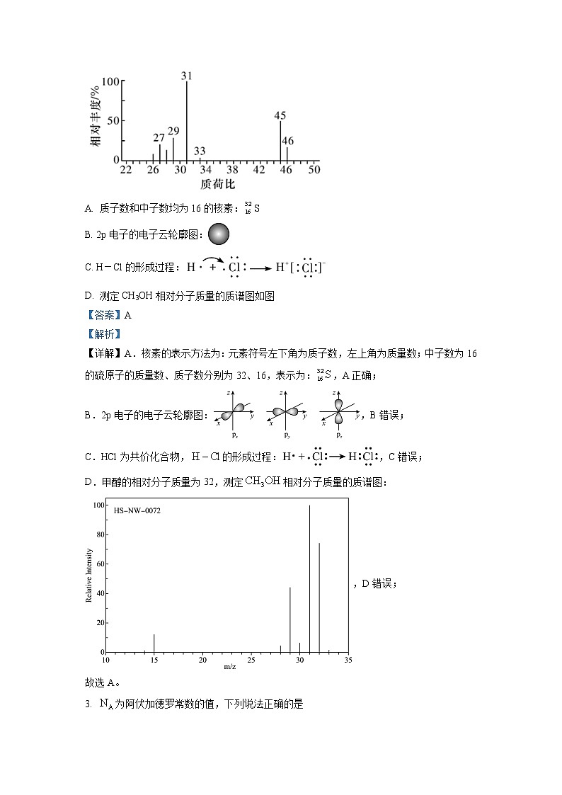 湖南省长沙市湖南师大附中2022-2023学年高二化学下学期第一次月考试题（Word版附解析）第2页