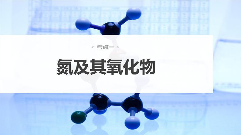 新高考化学一轮复习课件  第4章 第22讲　氮及其氧化物、氢化物和铵盐06