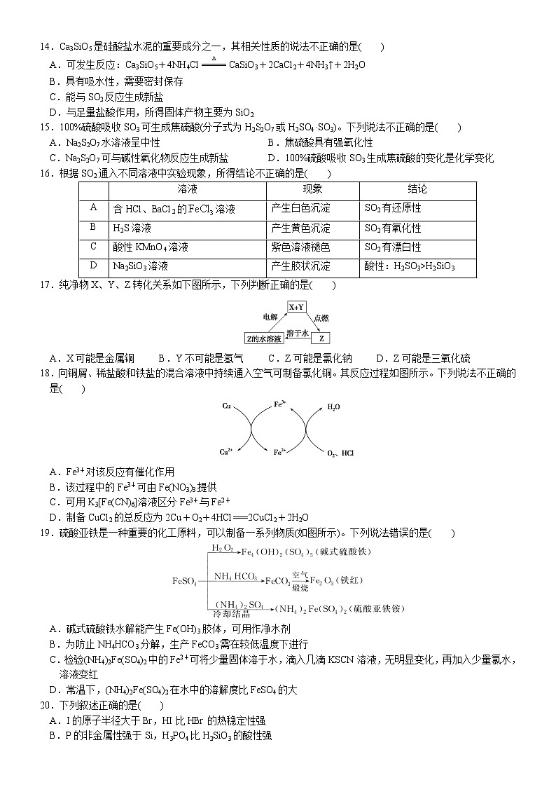 小题保分训练2  化学与中华传统文化（附答案解析）-冲刺高考化学满分集训第3页