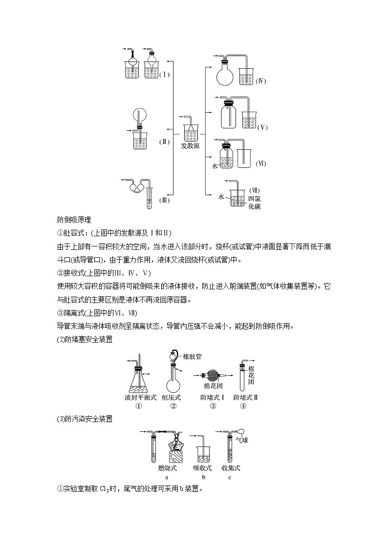 新高考化学一轮复习讲义  第2章 第9讲　热点强化4　仪器的组合与气体体积的测定03
