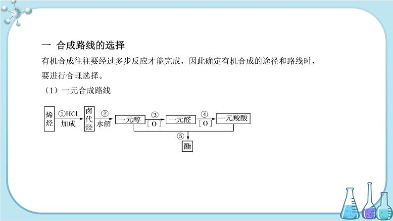 人教版高中化学选择性必修3·第三章 第五节 第2课时 有机合成路线的设计与实施（课件PPT）03