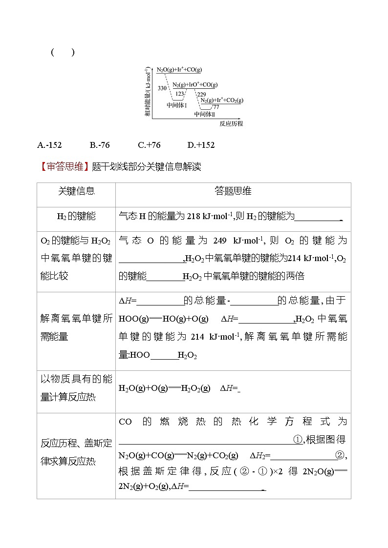 2023届高考化学二轮复习热点9反应热与反应历程专题练含解析第2页