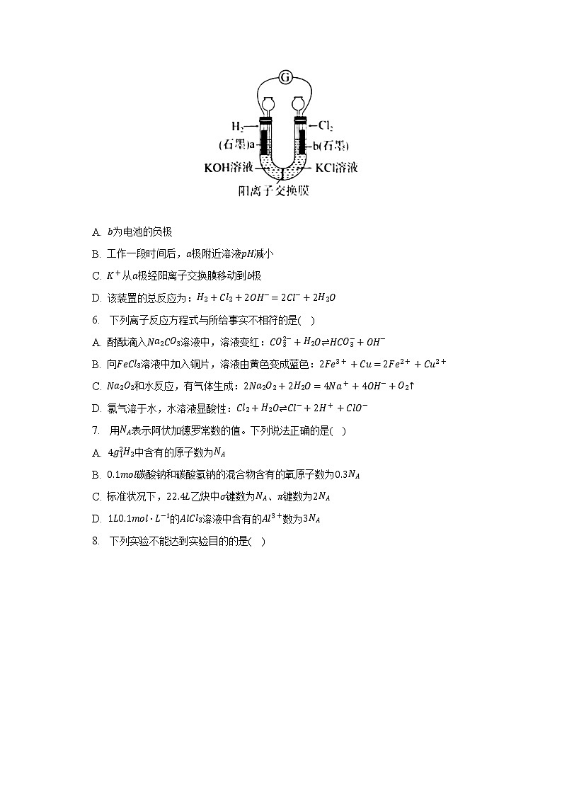 2023年天津市河东区高考化学一模试卷（含解析）03