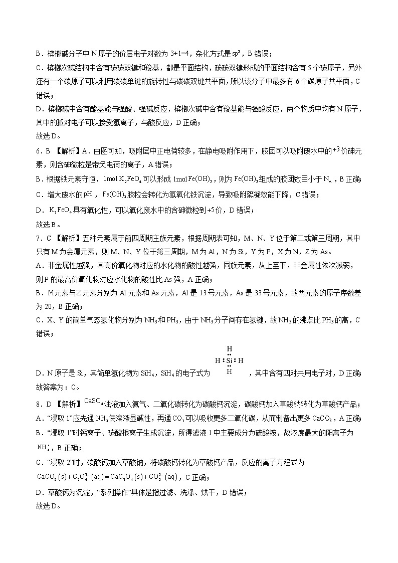 2023年高考第二次模拟考试卷-化学（山东A卷）（全解全析）02