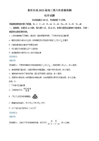 重庆市南开名校2023届高三下学期第八次质量检测化学试题（解析版）