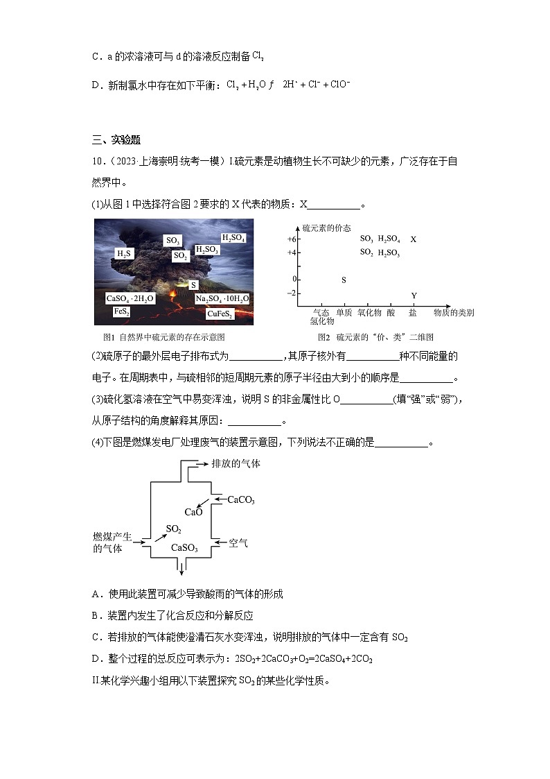 上海市2023年高考化学模拟题汇编-02氧化还原反应03