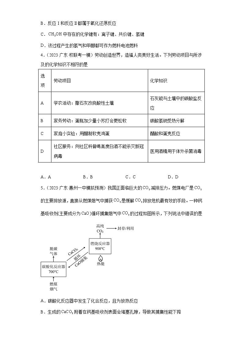 广东省2023年高考化学模拟题汇编-15化学反应的热效应第2页