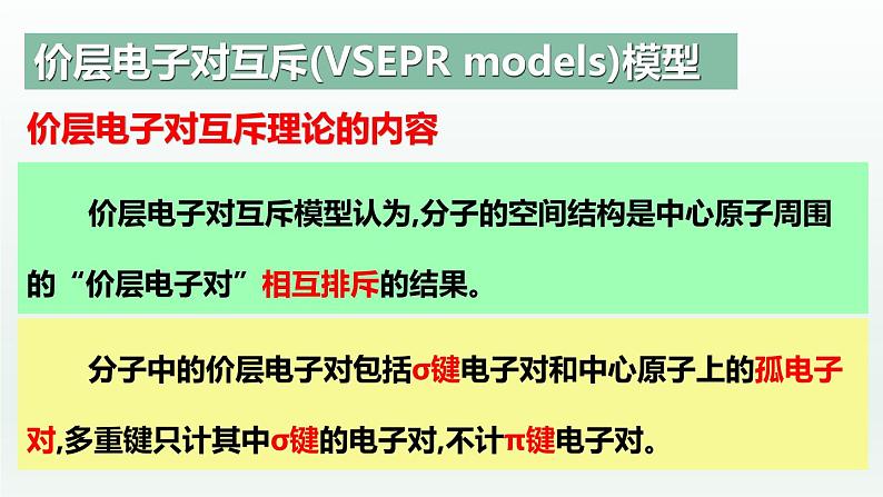 2.2.2分子的空间结构（第2课时 价层电子对互斥模型）（课件精讲）-高二化学同步课件精讲及习题精练（人教版选择性必修2）06