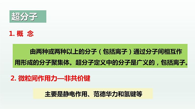 3.4.2  配合物与超分子（第2课时  超分子）（课件精讲）-高二化学同步课件精讲及习题精练（人教版选择性必修2）04