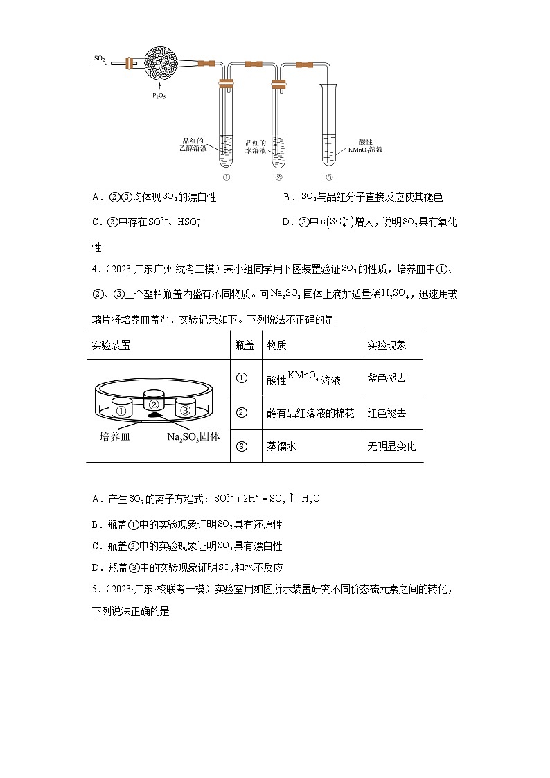 广东省2023年高考化学模拟题汇编-46化学实验探究第2页