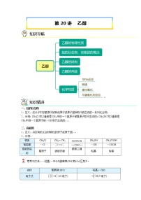 高中化学人教版 (2019)必修 第二册第三节 乙醇与乙酸课时作业