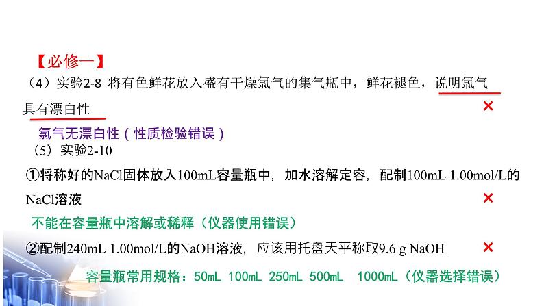 2023届高三二轮复习化学实验评价专题复习课件07