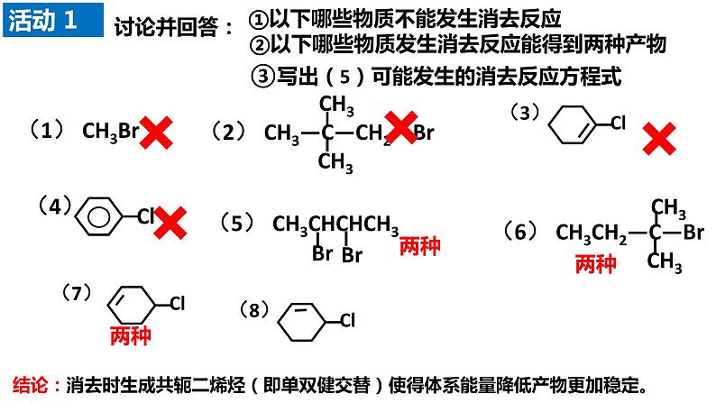 2023届高三化学一轮复习 卤代烃及其在有机合成上的应用课件第7页