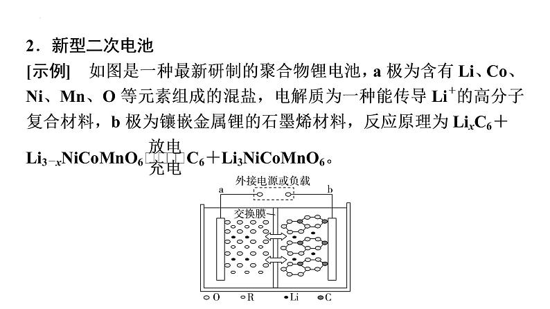 2024届高三化学高考备考一轮复习：新型化学电源的分类突破课件06