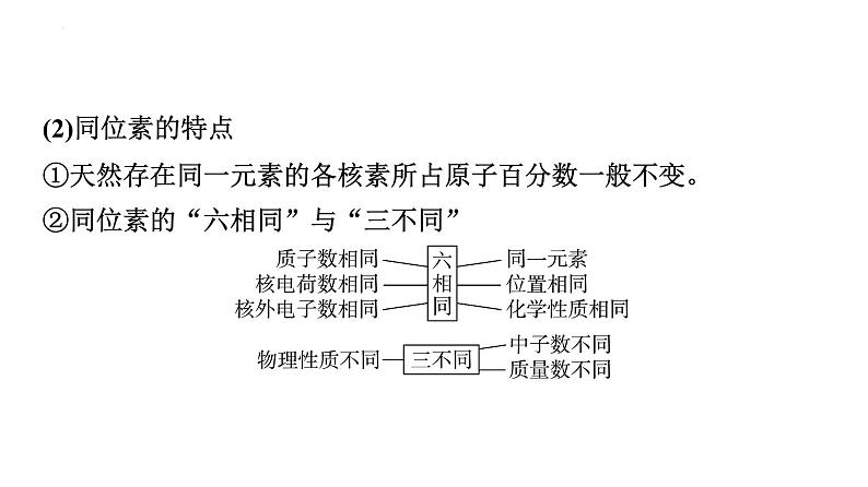 2024届高三化学高考备考一轮复习：原子结构课件06