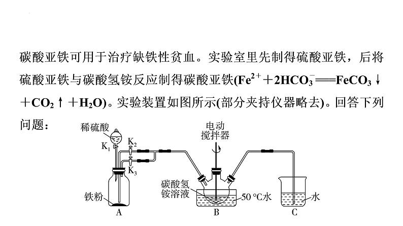 2024届高三化学高考备考一轮复习：综合实验探究课件06