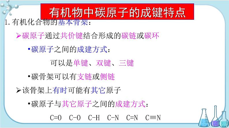 苏教版高中化学选择性必修3·专题2 第一单元 第1课时 有机物中碳原子的成键特点及表示方法（课件PPT）03