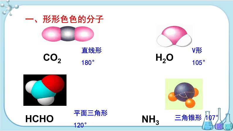 苏教版高中化学选择性必修2·专题4 第一单元 第1课时 多样的分子空间结构 价层电子对互斥模型（课件PPT）03