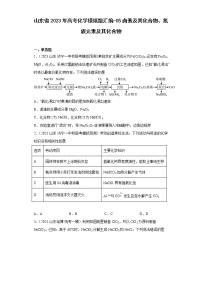 山东省2023年高考化学模拟题汇编-05卤素及其化合物、氮族元素及其化合物