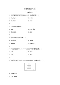 高中化学学业水平合格性考试演练测评(二)含答案