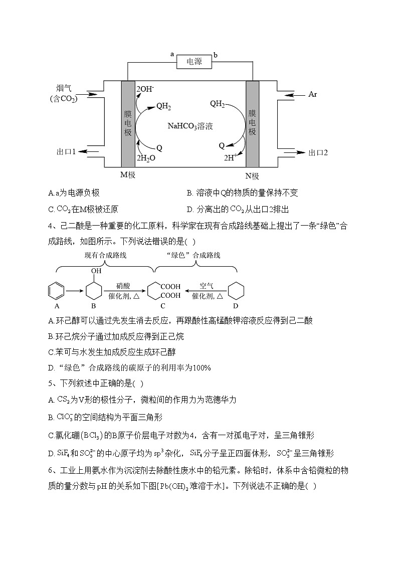 云南省昆明市第二十四中学2023届高三下学期教学质量第二次监测化学试卷（含答案）第2页