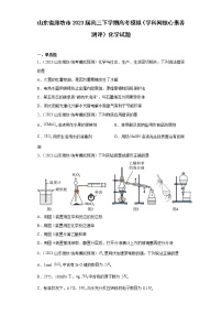 山东省潍坊市2023届高三下学期高考模拟（学科网核心素养测评）化学试题