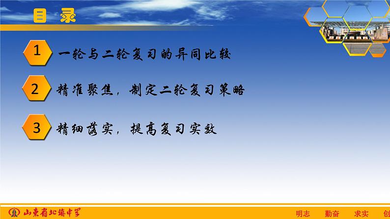 2023届高三化学二轮复习策略  精准聚焦，精细落实  课件第2页