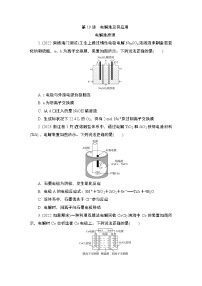 2024年江苏高考化学一轮复习 第19讲　电解池及其应用 课时练（含解析）