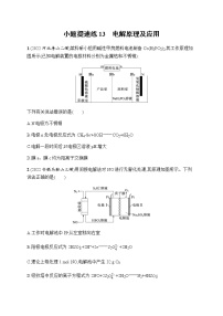 高考化学二轮复习小题提速练13电解原理及应用含答案