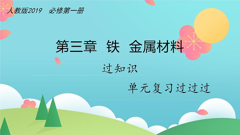 第三章 铁 金属材料【过知识】-2022-2023学年高一化学单元复习（人教版2019必修第一册） 课件01