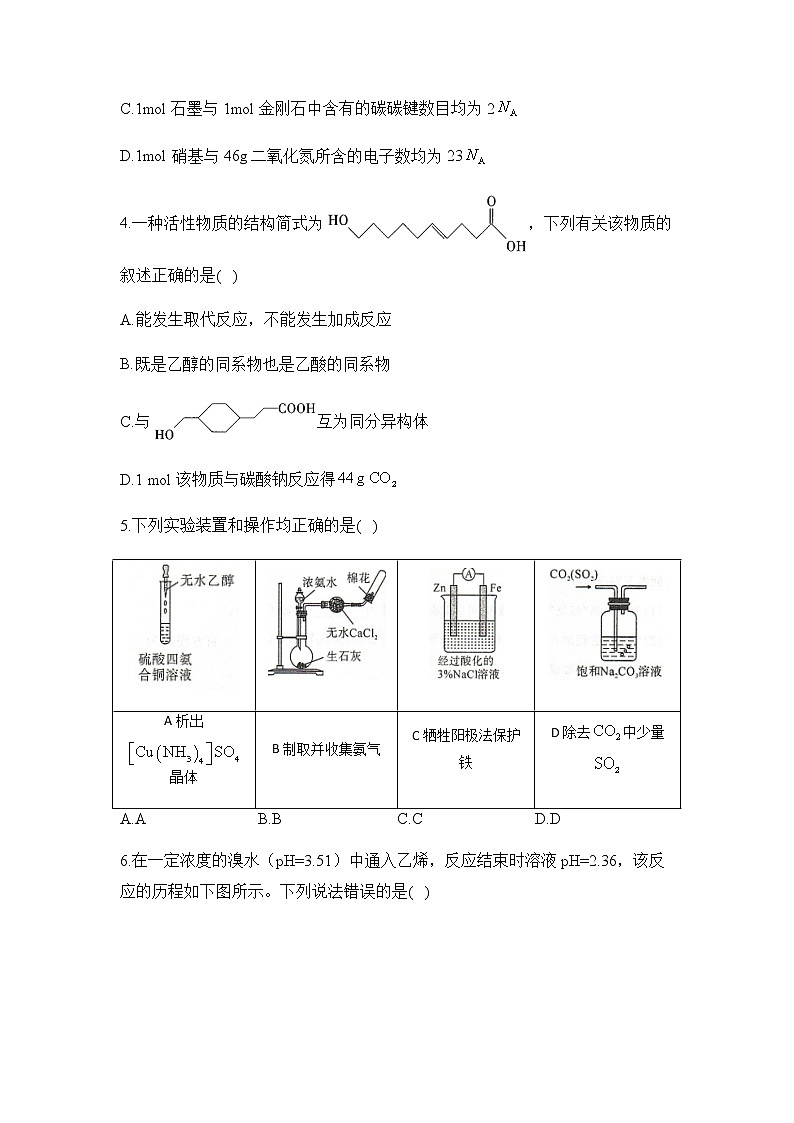 2022-2023学年辽宁省高三下学期新高考化学模拟预热卷含答案第2页