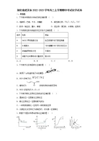 湖北省武汉市2022-2023学年高二上学期期中考试化学试卷（含答案）