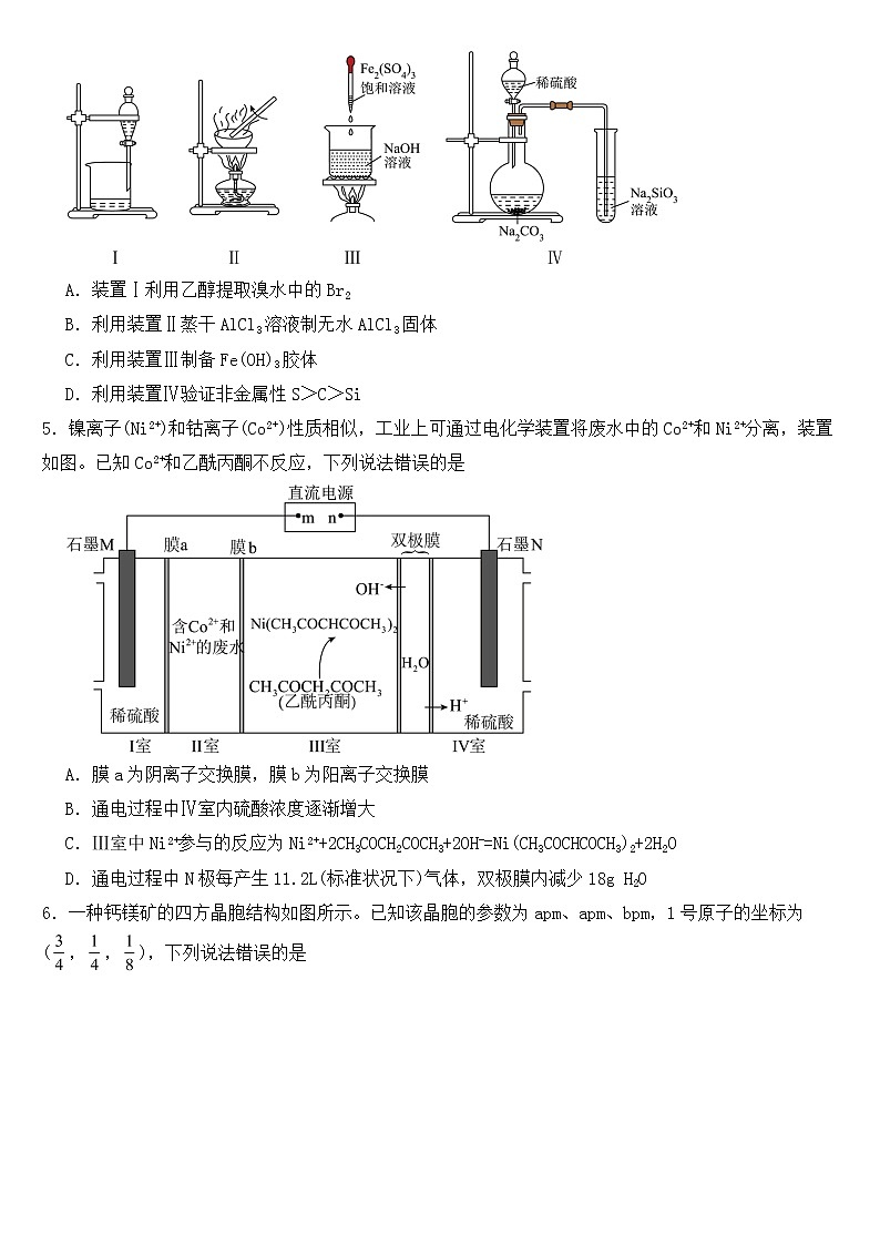 山西省忻州市2023届高三一模考试理综化学试题含答案02