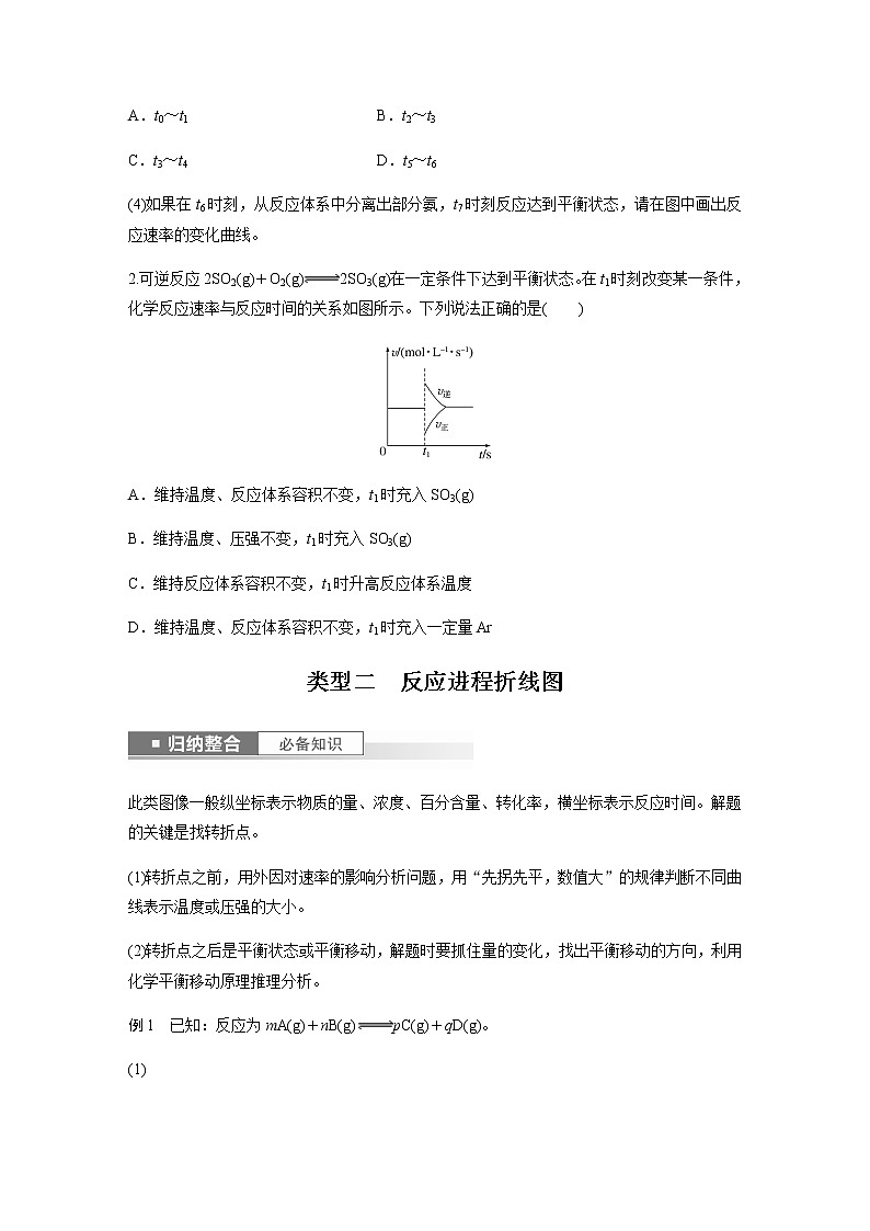 2024年高考化学一轮复习　第47讲　常考化学反应速率和化学平衡图像的分析 学案（含答案）03