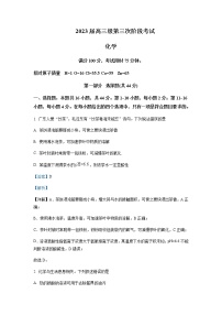 广东省广州市广东实验中学2022-2023学年高三第三次阶段考试化学试题含解析