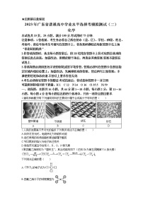 广东省普通高中2023届学业水平选择性高三化学模拟测试（二）试卷（Word版附答案）